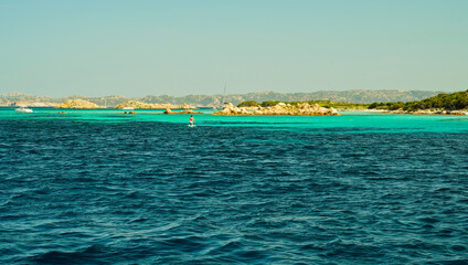 Fototapeta premium Isola di Budelli. Arcipelago Maddalena. Provincia di Sassari, Sardegna. Italy.