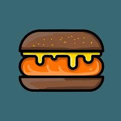 fast food illustration