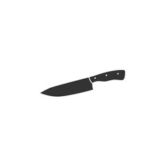 Chef's kitchen knife icon. Vector