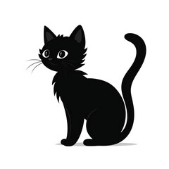 Fototapeta premium black cat