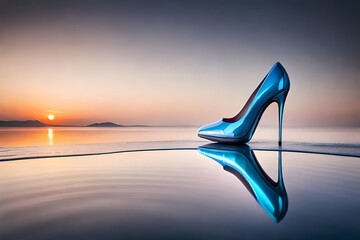 heels on the beach