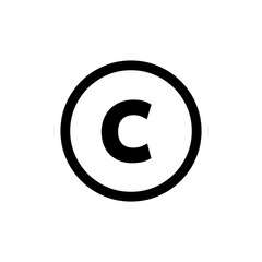 Copyright Icon for Graphic Design Projects