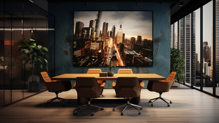 meeting room, interior design, modern