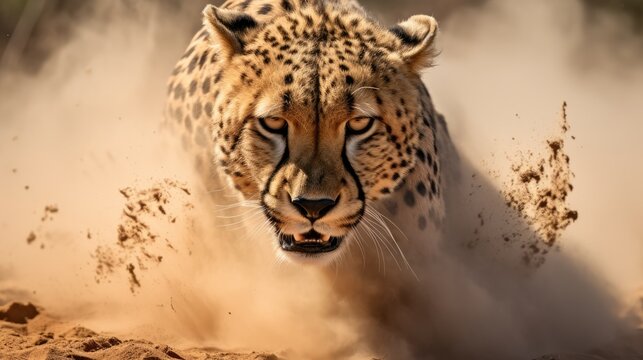Sprinting Through the Sands Cheetahs, Africa's Fastest Mammal, and the Dynamic Wildlife of Safari Nature