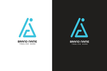 A letter modern logo 