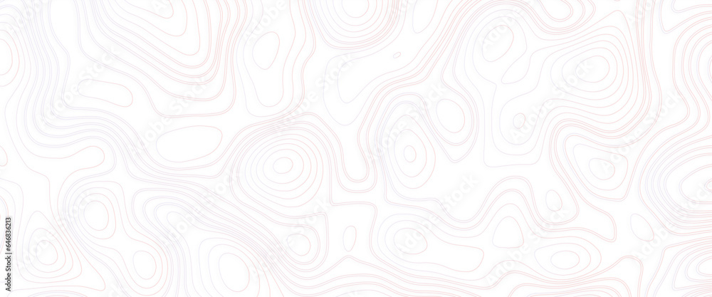Poster abstract topographic contours map with a transparent background, topography map background. vector