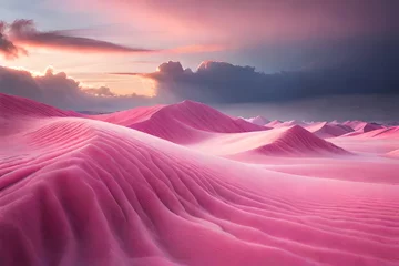Tuinposter sunset in the desert © ahmad05