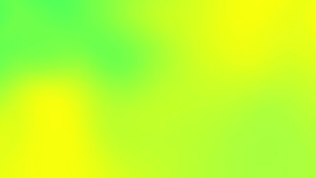 Animation of yellow and green gradient background with copy space for design. Overlay with abstract texture concept. High quality 4k footage