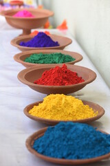 spices in a wooden bowls