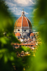 The Brunelleschi Dome, Cathedral of Santa Maria del Fiore in Florence, Italy