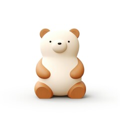 Bear mascot for a company 3D logo. Generative AI