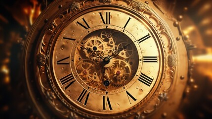 Fototapeta na wymiar old clock