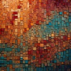 Mosaics Abstract Backgrounds for Digital Art, Generative AI