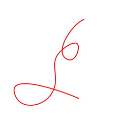 Red Thread Vector