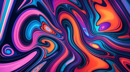 Colorful Abstract Background, Technology In The Future