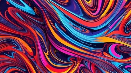 Obraz premium Colorful Abstract Background, Technology In The Future