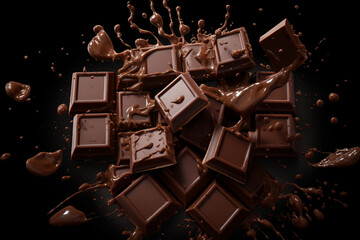 chocolate Yummy food, gifting, enjoying, and making chocolate. Delicious chocolate dessert, a way...