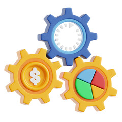 3D Illustration of Cashflow