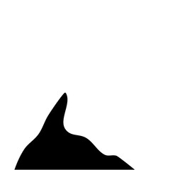 Obraz premium Cream Cone Silhouette