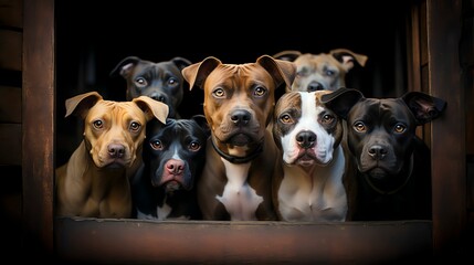 American Staffordshire Terrier: Loyalty and Courage Embodied in One Breed with AI-generated