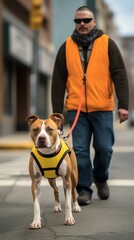American Staffordshire Terrier: Loyalty and Courage Embodied in One Breed with AI-generated