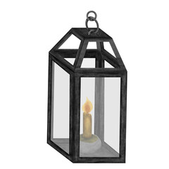 Fototapeta na wymiar lantern in the cage