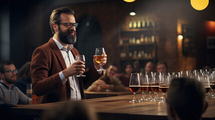 Craft Beer Seminar: An expert in the craft beer industry hosts a seminar