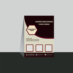 Food menu banner and discount,  Bannar card templates for promotions on the Food menu. Vector File, coffee house, restaurant bar flayer, flayer, Junk food,  Pizza , food ordering, social media 