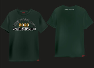 t shirt design new york vector