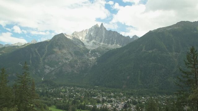 The peaks of Les Drus, Chamonix Mont-Blanc, France