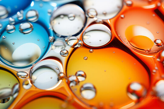 Fluid Dissolution: An Aesthetic Composition of Mesmerizing Solvent-infused Texture, Evoking a Creative and Organic Visual Design