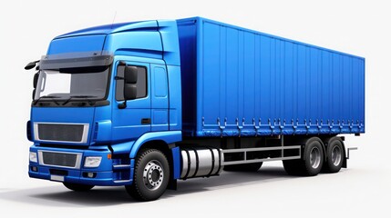 Heavy Truck isolated on white background