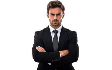 Businessman isolated on white background