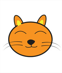 It's a cartoon cat it's editable