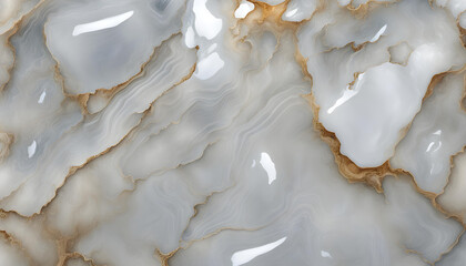 White marble texture and background.grey, golden, stone