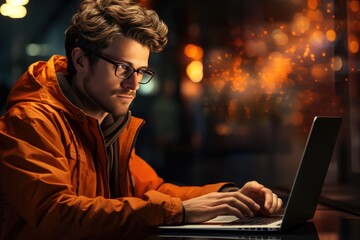 Portrait of a programmer in the modern computer world