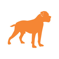 illustration of a dog sillhouette