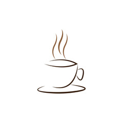 coffee cup icon. coffee mug design, hot drink espresso