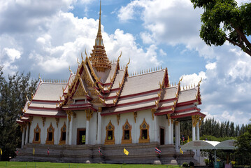 Wat Non Kum Temple, Sikhio, Thailand - A beautiful of Buddhist temple in Wat Non Kum or Non Kum temple, famous place of Nakhon Ratchasima, Thailand 