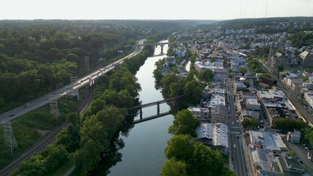 Manayunk Philadelphia Bridge on a Beautiful Summer Day by Dan Mur 