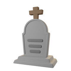 Graves for those who have passed away 3D Rendeer