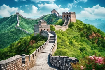 Fotobehang Chinese Muur great wall