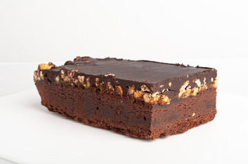 Nut Brownie, Homemade German Chocolate Cake, Chocolate Peanuts Cake, Brownie Square Piece