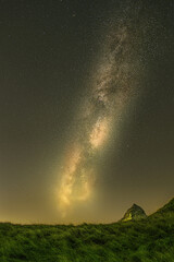 Celestial emotions: The Milky Way dominates the night sky in the mountains