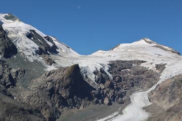 Groglockner Mit Gletscher Pasterze Sterreich