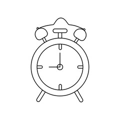 Vector illustration of an alarm clock.