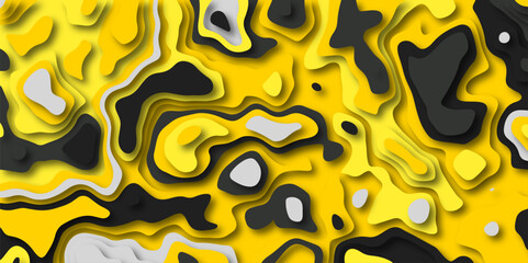 paper cut 3d render topography abstract ,beautiful color palette colors, waves and layers, flat fiber structures, holes, macro texture digital art ,background for desktop, vector illustration