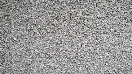Background, Texture Small Stones, Grains of Sand in Gray Tones