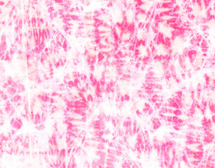 Abstract pink batik fabric texture. Hippie or boho chic fashion design. 