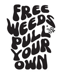 Retro Gardeing Craft Design. T-shirt Design. Illustration